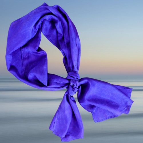 JagBag Large Silk Beach Wrap - Violet